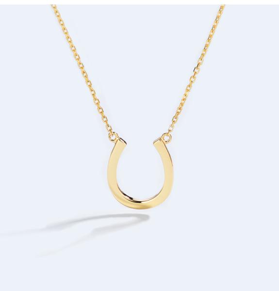 Buy cheap Horseshoe 18K Gold Diamond Necklace Extender Chain 45cm from wholesalers