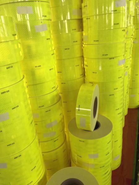 Buy cheap Fluorescent Yellow Green Llime DOT C2 Reflective Tape Sticker For Cars from wholesalers