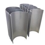 Stainless Steel Wedge Wire Screen 27%-80% Filter Rating 0.5m-2.0m 7 - 10 Mm