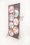 Single Sided SEG Fabric Frames Advertising Light Box 85 * 200 Cm Graphic Size