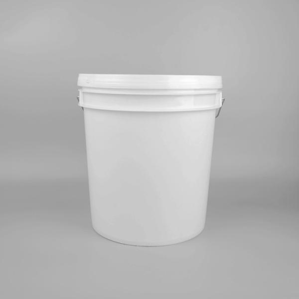 Buy cheap 14 Liter White Plastic Fertilizer Bucket With Color Printing Film from wholesalers