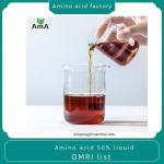 Organic Amino Acid Liquid Fertilizer OMRI List Amino Acid Liquid 50% 8-0-0