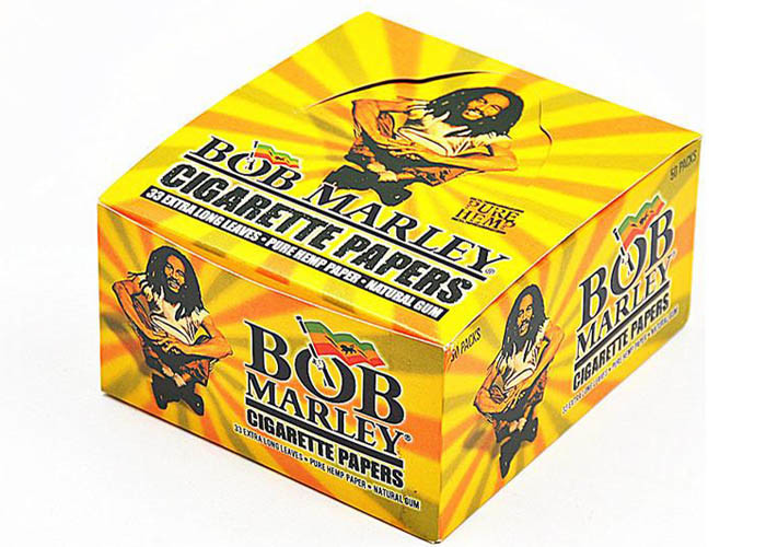 Bob Marley Cigarette Paper Roll 110mm Translucent Hemp Fiber Material