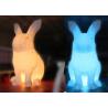 Buy cheap LED Color Changing Inflatable Easter Bunny Costume , Giant Inflatable Rabbit from wholesalers