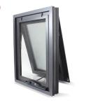 Aluminum Alloy Frame European Style Awning Windows With High Wind Pressure