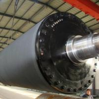Buy cheap Press Section Blind Hole Rubber Covered Rolls / Rubber Press Roll For Paper product