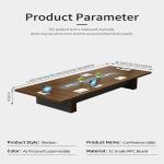 OEM Large Conference Table for Ship Deluxe Meeting Room Accommodates Many People