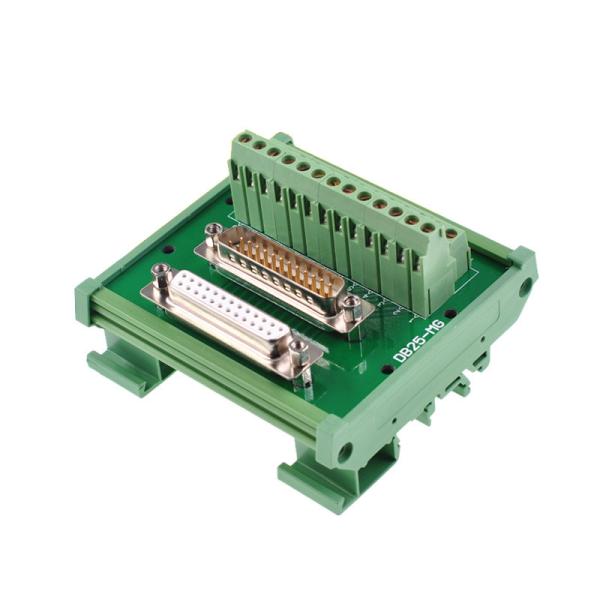 DB25 Male Female terminalS block D Sub 25 Pin Connectors Breakout Board DIN Rail