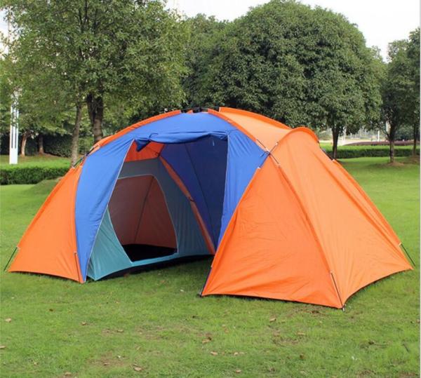 Buy cheap 2 Rooms and One Hall Family Camping Tent Family Camping Tent Hiking and Travelling Favouriate High Quality for Camping from wholesalers