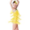 Buy cheap Women Leotard Latin Dance Costumes Diagonal - Neck Royal Blue Tassel Sequins from wholesalers