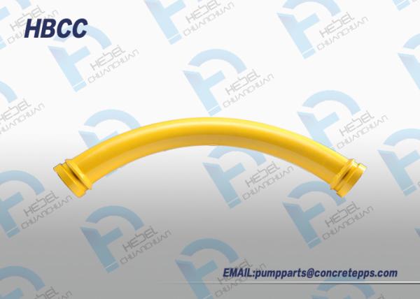 Buy cheap Stationary long radius Standard concrete pump bend SK flange from wholesalers