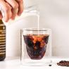 Buy cheap Skeleton Shaped High Borosilicate Glass Cup Vodka Shot Double Wall Glass Cup from wholesalers