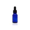 Buy cheap Glass Blue Essential Oil Dropper Bottles With 18mm Black Plastic Dropper Black Teat from wholesalers