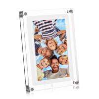 Buy cheap 10inch Acrylic Bulk Digital Photo Frame with RM/RMVB/AVI/MPG/MPEG/FLV/VOB/MP4 product