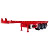 Buy cheap 6.2T Skeleton Container Semi Trailer 6m Shipping Container Chassis from wholesalers