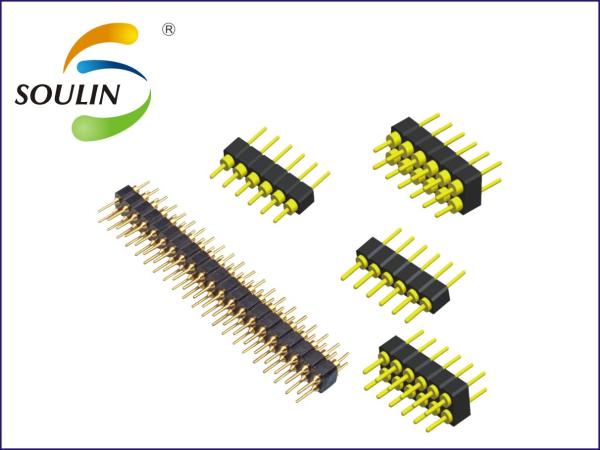Buy cheap Male H3.0 Round Pin Header Connector Straight Smt Right Angle from wholesalers