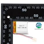 KC CE Approved 3.7V Li Poly Rechargeable Battery 502530 3.7V 350mah 1.295wh