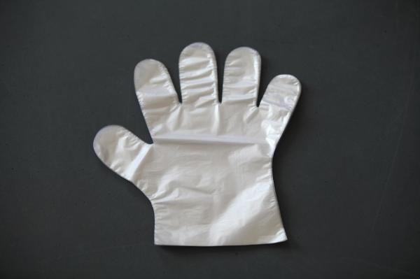 Buy cheap Polyethylene Food Grade Disposable Gloves Clear How Density Polyethylene Material from wholesalers