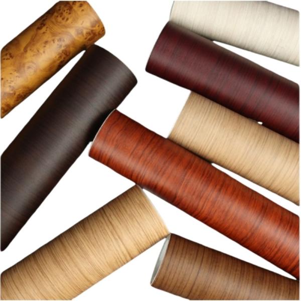 Buy cheap Low MOQ Factory Price Self-Adhesive Wallpaper Furniture Sticker Vinyl Wood Grain PVC Film For Sale from wholesalers