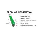 M6v Nickel Rechargeable Battery 9ah 8Ah 8.5Ah Nimh D Cell Battery