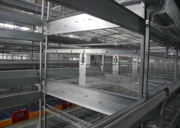 Buy cheap Galvanized Industrial Open House Battery Cage System For Laying Hens from wholesalers