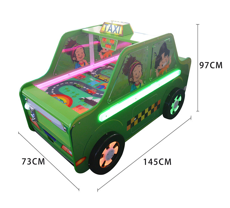 Indoor Commercial Arcade Gaming Machines Taxi Style Coin Operated Air Hockey Table