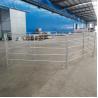 Buy cheap 1.8m Livestock Farm Yard Fence Panels Galvanized Steel 6 Rail Horse Corral Fencing from wholesalers