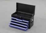 26 Inch Blue Mechanic Tool Cabinet Multi Functional Top Tool Chest With 7