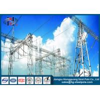 Buy cheap Hot - Dip Galvanized Safe Substation Steel Structures For 110KV Transformer product