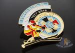 Creative Custom Metal Lapel Pins , Service Award Lapel Pins With Butterfly