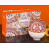 Buy cheap Japanese Style Dinnerware Packaging Boxes Ceramic Bowl Dinner Set Gift Box from wholesalers