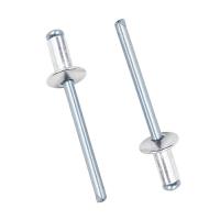 Buy cheap ISO15977 Rivets And Pins RVT AL ST Zinc Plating Open End Blind Rivet product