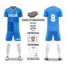 Buy cheap Soft Custom Team Jersey Breathable Moisture Wicking Stretching Football Player Shirt from wholesalers