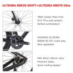 Double thru axle Savadeck Gravel Bike Black Grey lightweight 9.5kg