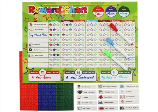 Buy cheap Custom 16" X 12" Magnetic Reward Chart Square Shape With OEM Acceptable from wholesalers
