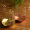 Buy cheap Customize Stemless Gold Foil Decorated Crystal Wine Glass from wholesalers