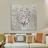 Buy cheap Modern Texture Hand Painted Oil Painting Colorful Flower Canvas Wall Art For Living Room from wholesalers
