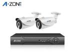 1080P 2CH IP CCTV Camera Kits Metal Bullet , 2 Channel 1080p Nvr Security System