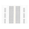 Buy cheap 1580 tie-point White Breadboard ( round holes ) 17.4*11.7*0.85*cm from wholesalers