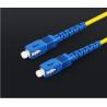 Buy cheap 1 Core 9/125 3.0mm ROHS Fiber Optic Jumper Optic Fiber Patch Cord Cable from wholesalers
