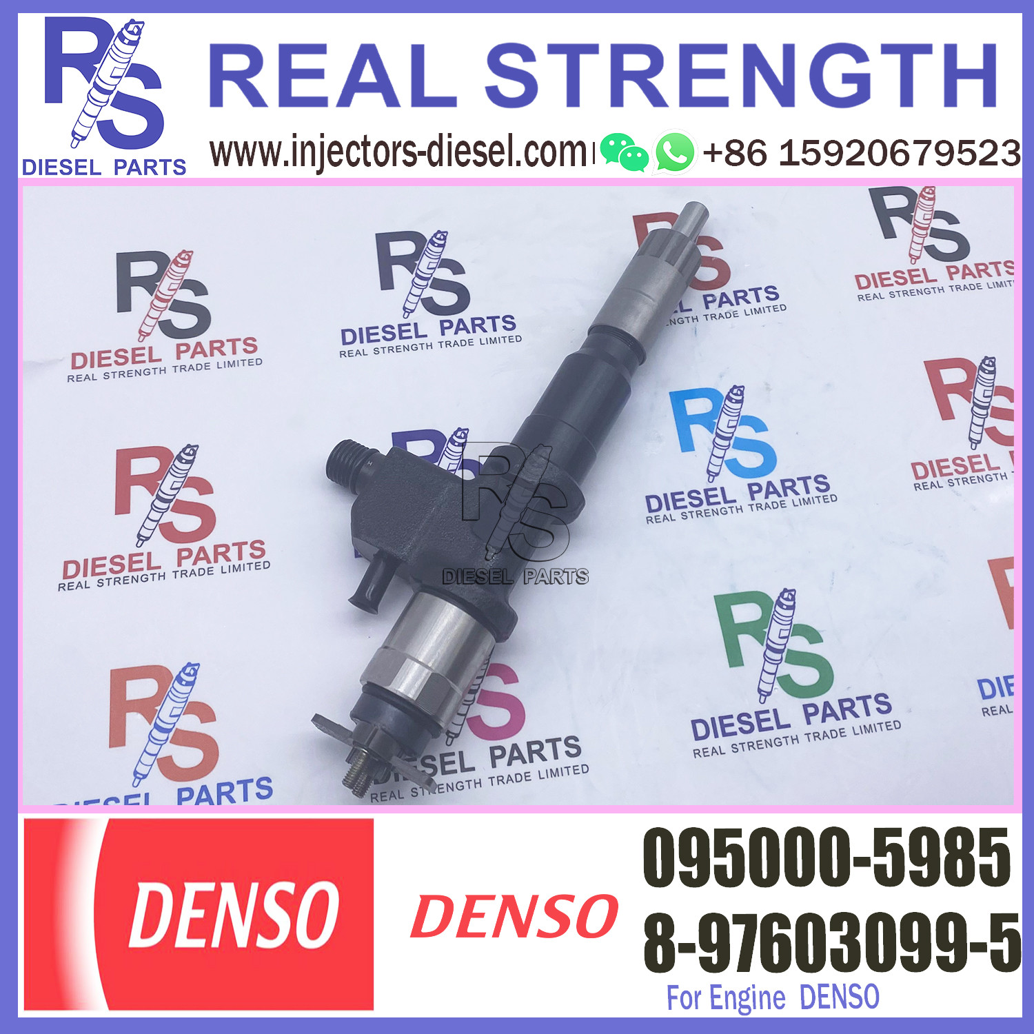 ISUZU 4HK1 6HK1 Diesel Engine Part Fuel Injector 8-97603099-5 095000-5985