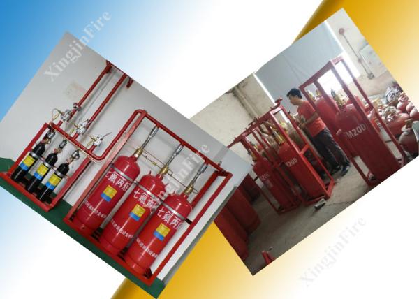 Buy cheap 150 PSIG FM200 Fire Extinguishing System 5.6Mpa Storage Pressure from wholesalers
