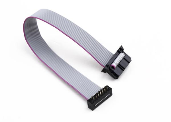 Buy cheap 2 * 07 Ways IDC / DIP Flat Ribbon Cable Assembly With Butterfly Hook from wholesalers