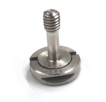 Slotted Cross Head Screw Camera Mount Screw Stainless Steel With D Ring Zinc