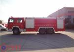 6x4 Drive Six Seats Manual Transmission Foam Tender Fire Fighting Vehicles
