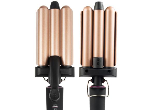 Buy cheap Portable DIY Hair Curling Iron 3 Barrel Wand 210C Temperature from wholesalers