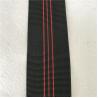 Buy cheap 7cm width Sofa Elastic Webbing color black 50%-60% Elongation With red Lines from wholesalers