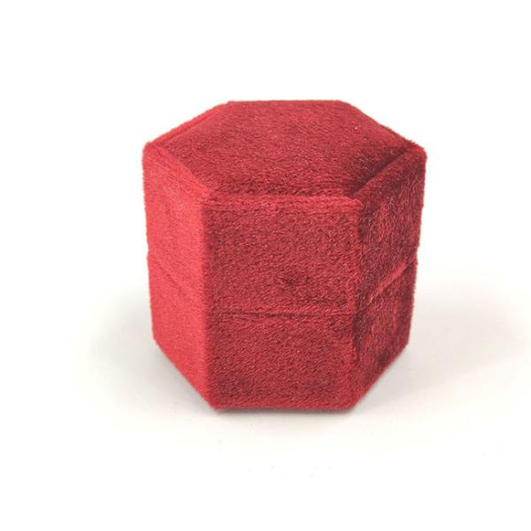 G85 Red Velvet Ring Packaging Box Luxury Jewelry Gift Boxes Wholesale Perfect