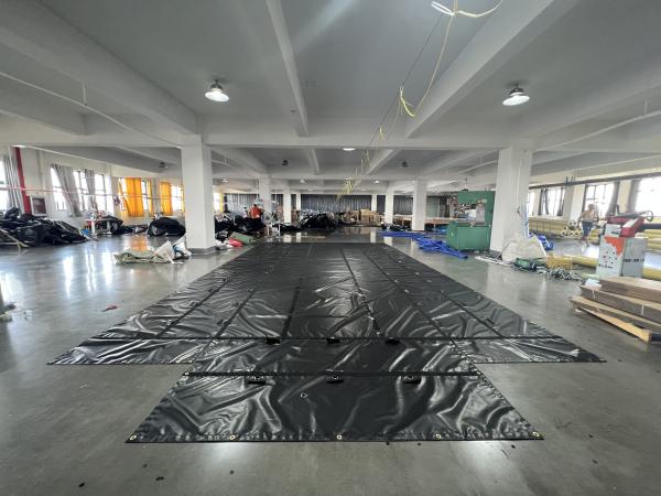 Buy cheap Waterproof PVC Tarpaulin Fabric For Flatbed Truck Lumber Tarps 16x27 4x8ft from wholesalers