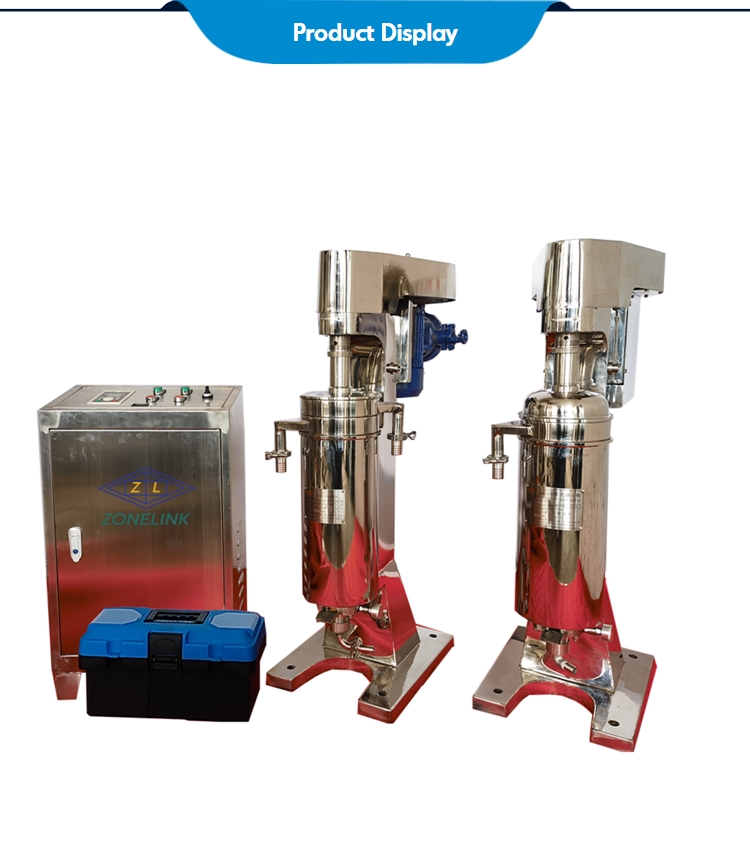 cheap price Yeast separation used tubular vco virgin coconut oil machine solid and liquid separate centrifuge